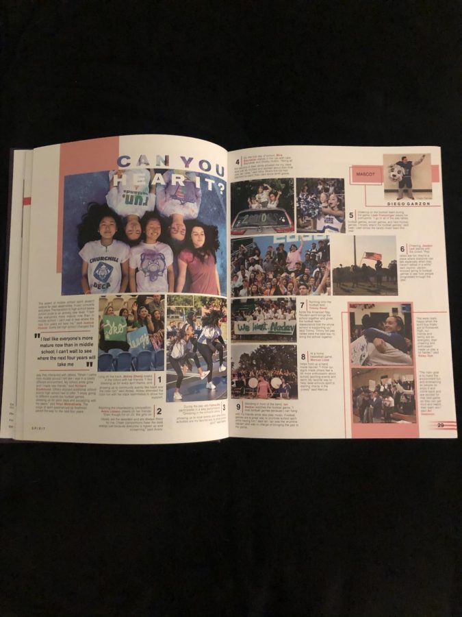 This page of the WCHS yearbook from last school year displays the "student life" of WCHS students during the year. With less activities and events occuring this year, it has been a challenge for the yearbook team to put together an extensive book.