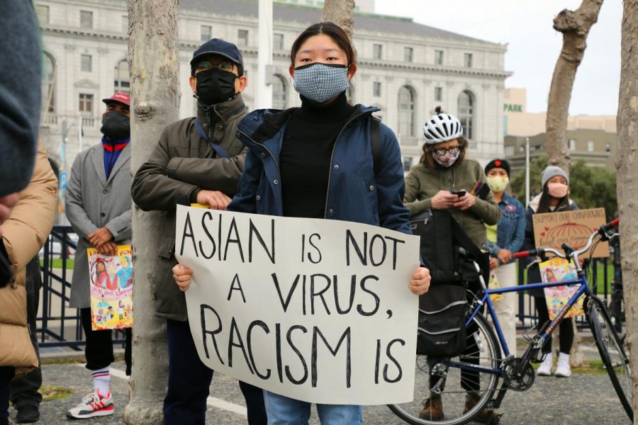 With anti-Asian violence on the rise, groups have come together and protested the recent injustices. This particular compaign was for Vicha Ratanapakdee who died after being violently slammed into on his morning walk. 