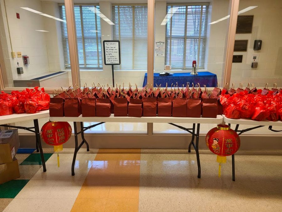 The Asian American Festivals Committee put together goodie bags for every teacher in order to celebrate The Lunar New Year during the pandemic.