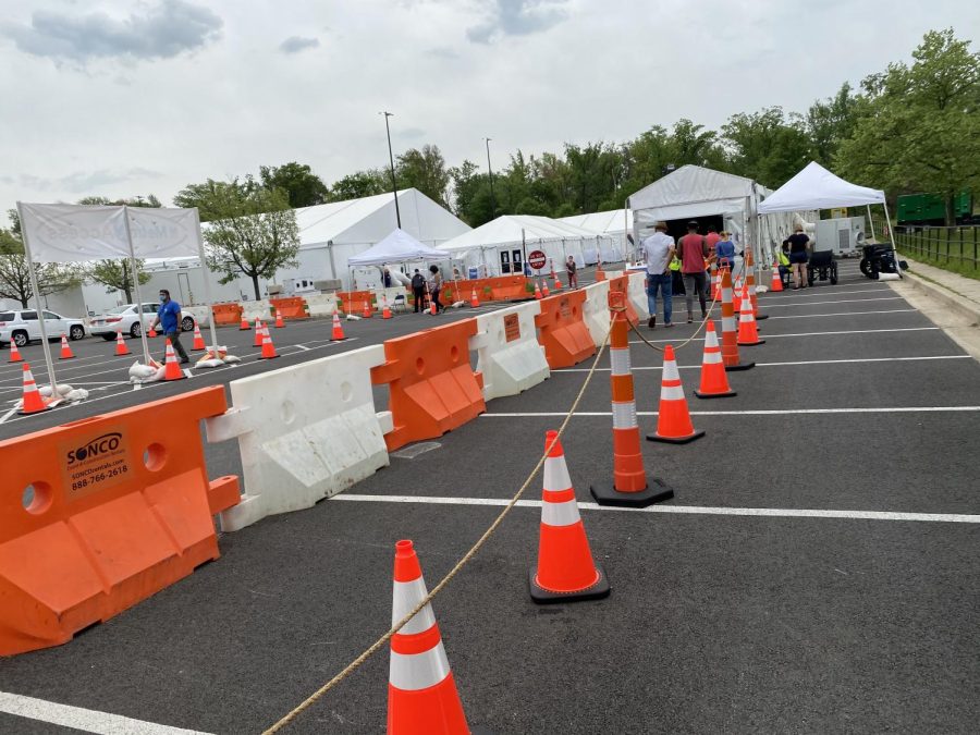 The Greenbelt Metro Station mass vaccination site administers vaccines to local residents. As one of the closest mass vaccination centers to most WCHS students, this location is a popular one to receive the vaccine. 