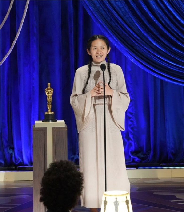 Chloé Zhao, Director of Nomadland, made Oscar history as the first woman of color to be nominated and to win an Academy Award for best director. Zhao is also only the second female director to win an Oscar since Kathryn Bigelow for The Hurt Locker in 2010. 