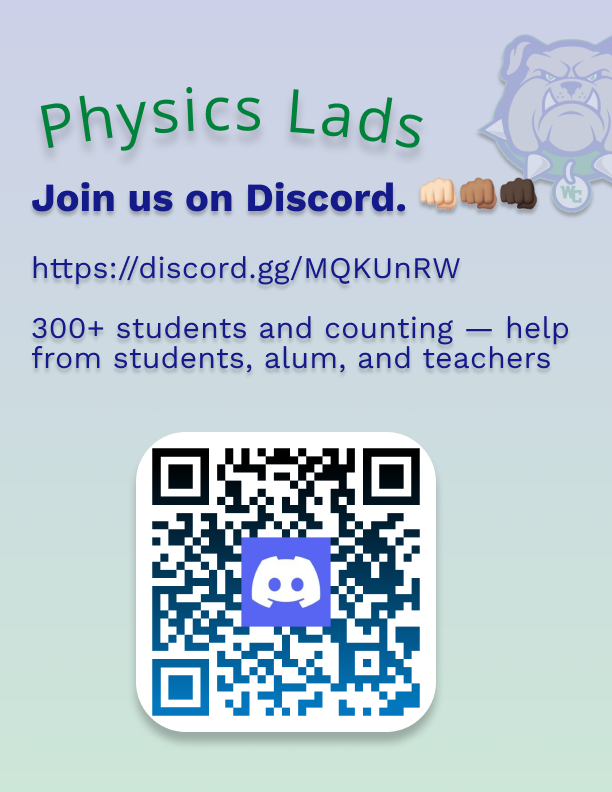 physics homework discord