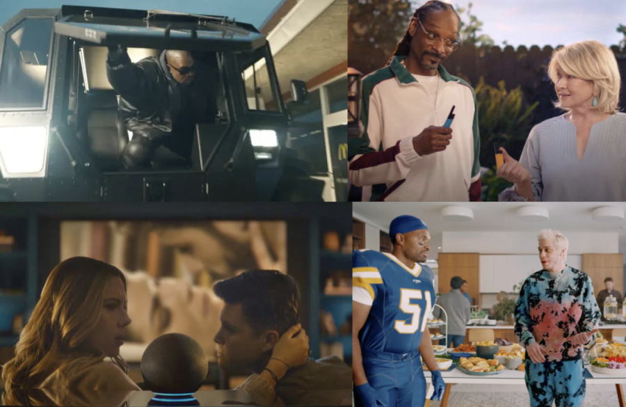 The 2022 Super Bowl commercials featured tons of celebrities including Kanye West, Snoop Dogg, Scarlett Johansson, and Pete Davidson.