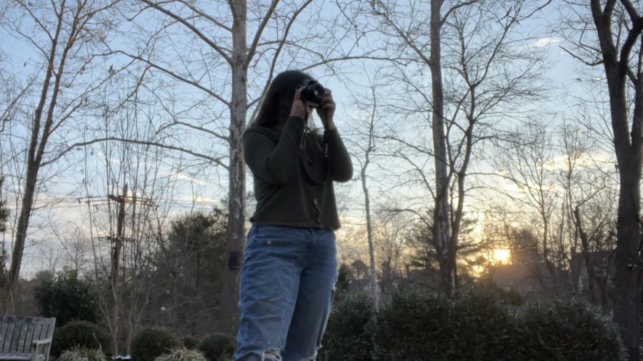 WCHS+senior+Gabriella+Ward+enjoys+taking+her+pictures+outdoors.+