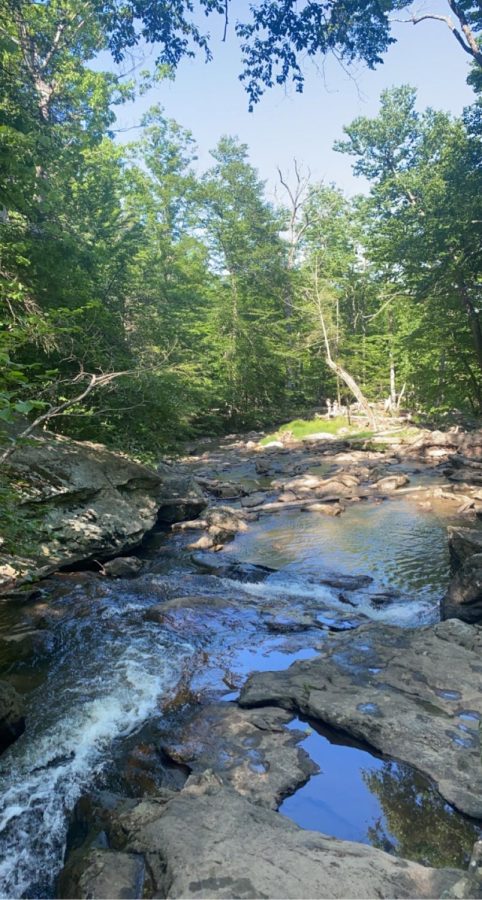 The+waterfall+is+located+in+Catoctin+Mountain+Park.+It+is+about+an+hour+drive+away+from+WCHS+but+well+worth+the+trip%21+The+cool%2C+refreshing+water+is+a+perfect+place+to+escape+the+summer+heat.