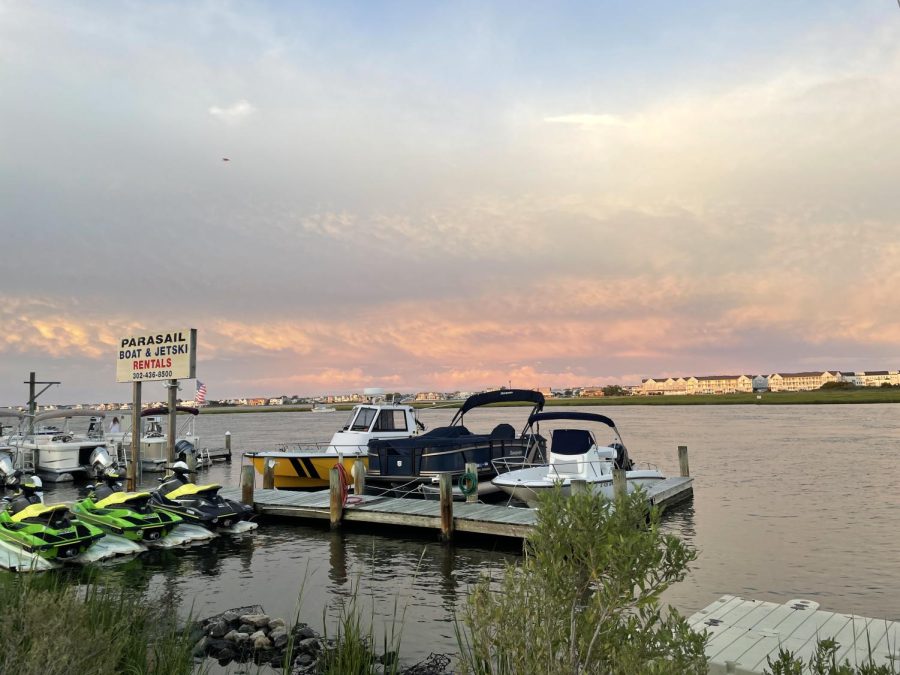 Students who are cooped up in their houses doing unnecessary work are far more likely to be stressed and in a poor mood. Rather, it would benefit them to spend outdoors and on the water, as pictured here.