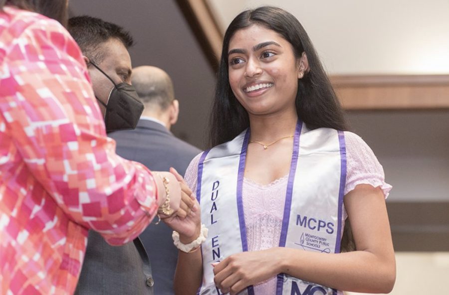 On May 17th, 2022, graduating seniors from MCPS were honored in a dual enrollment recognition ceremony. 