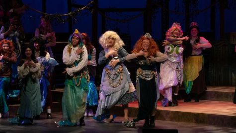 Peter and the Starcatcher starts off the second act by transforming into mermaids as magic took over the water. Actors were able to have fun while wearing eccentric costumes and dancing around the stage.