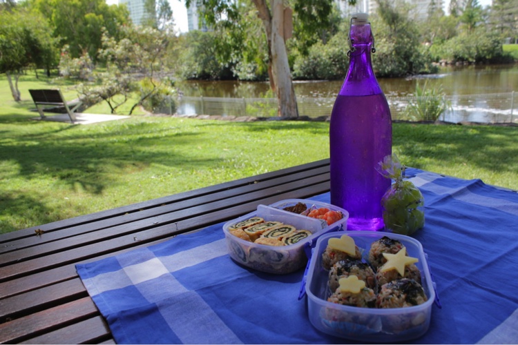 One of the ways to celebrate Memorial Day weekend is to have a picnic outside.