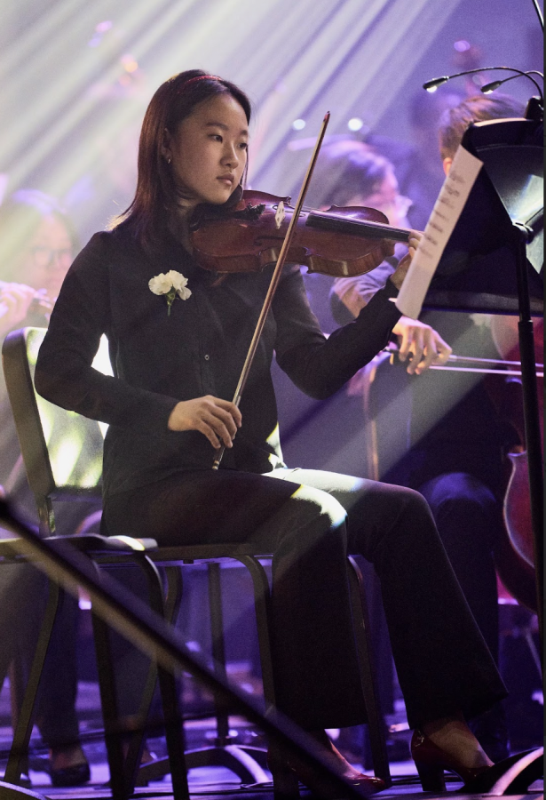 Besides playing multiple intruments, WCHS senior Lucy Chen composes her own music, with some of her pieces recognized on all levels