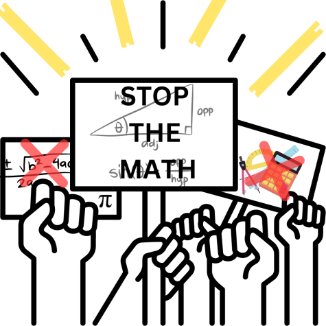 Students protested math homework and tests in a staged walkout this past March, with the slogan Stop the Math!