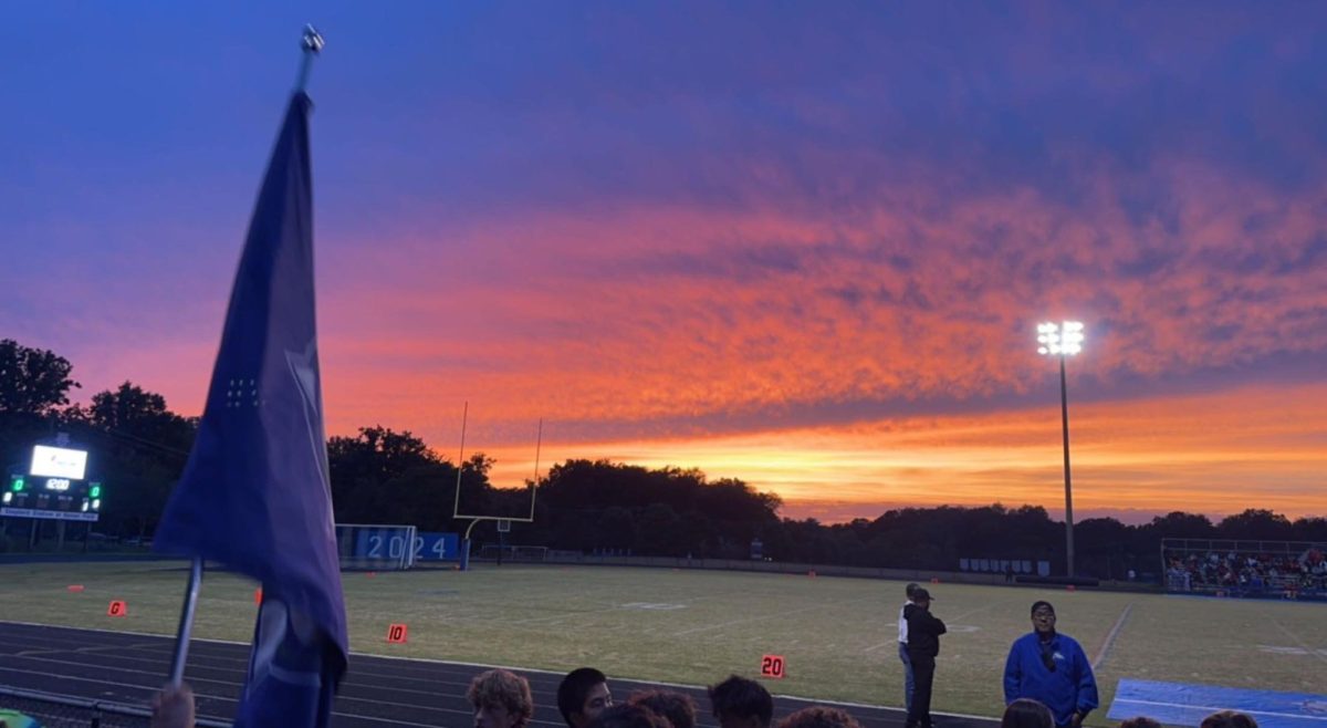 The+WCHS+home+football+game+on+September+22nd+was+complete+with+an+astonishing+sunset.+Many+students+in+the+student+section+took+out+their+phons+to+snap+a+picture+of+the+moment.+