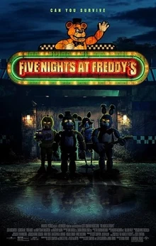 Five Nights at Freddys was released for streaming on Peacock on October 26, 2023, and was released by Universal Pictures to theatres the following day. 