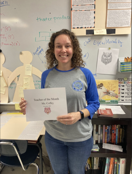 With this year marking her 10th year teaching at WCHS, Ms. Jana Coffey has already made a difference this year. By responding to her students based on how they feel, she is able to make sure everyone feels comfortable.