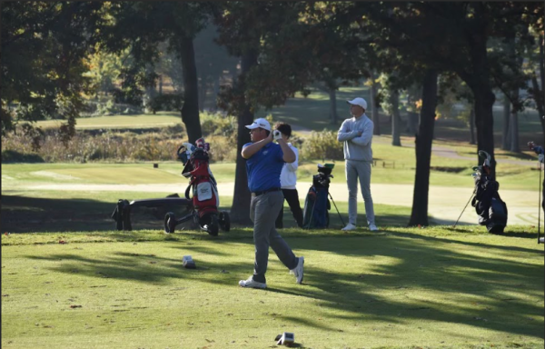 Sam Bawden at the second round of states on Oct. 25, where he finished 30th out of 130 golfers. 