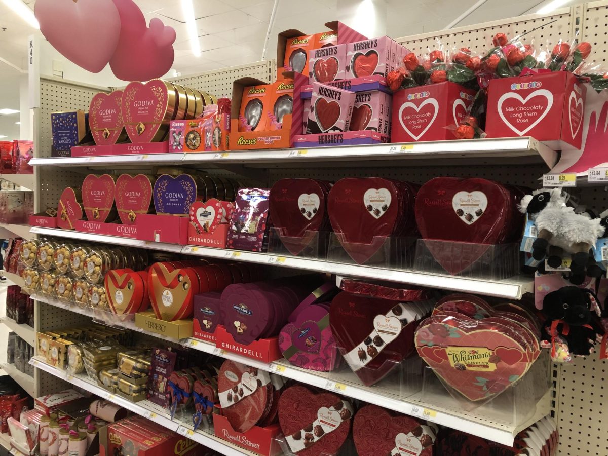 Target+is+just+one+store+that+offers+countless+different+types+of+Valentines+Day+chocolate.+WCHS+students+have+many+options+when+looking+for+the+perfect+gift.