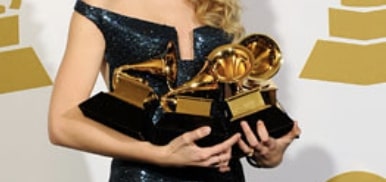 The Grammys are an award show at which many well known artists are recognised for their acheivments over the past year.