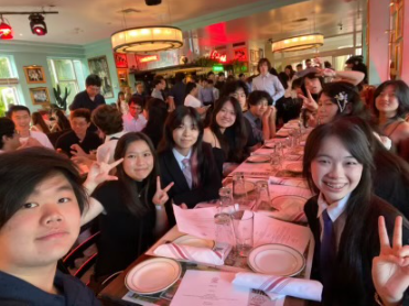On January 28th, WCHS band and orchestra students share a meal together during their Miami stay. This trip provided an opportunity for students to connect and support each other out of school.