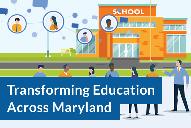 As part of the Blueprint for Marylands Future, the Maryland State Department of Education is conducting expert site reviews of schools all across the state to ensure they are fulfilling the goal of transforming education across Maryland.