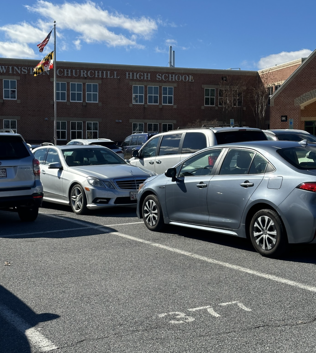 This parking spot in the main student parking of WCHS lot sits empty in the middle of the school day. Due to half-day schedules, absenteeism and the skipping of class, empty parking spots are too common of an occurence. That is one of the factors that makes seniors who have street parking wish that parking was on a first come, first served basis.