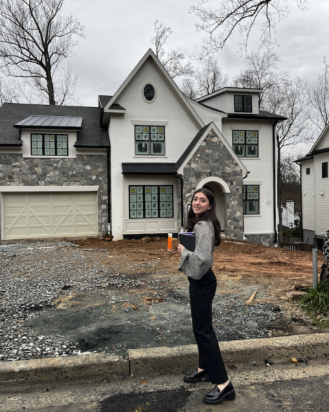 On Feb. 11, Alana Louvis visted one of the many houses she has been working on in this past year as a part of her internship in real esate. Through her internship, Louvis is able to see first hand what a career in real estate includes. 