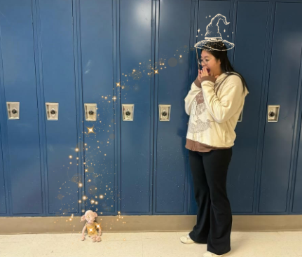 WCHS junior Thao Nguyen got a little too excited in Transfiguration class, as she overcasted a spell that turned her friend into an elf. 