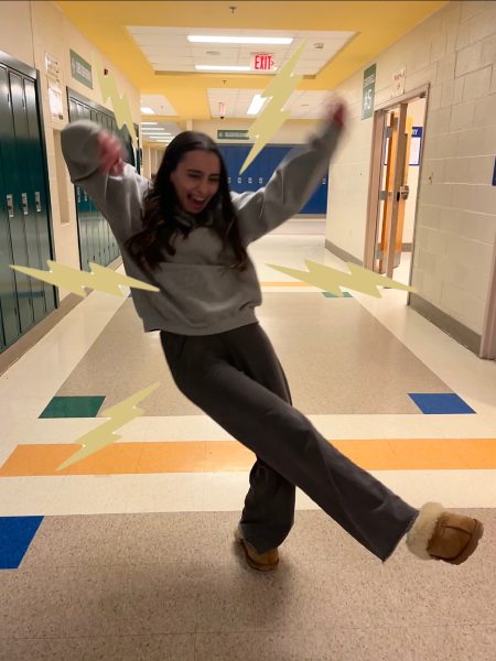 WCHS senior Julia Levi is used as a test subject for the implanted trackers. An electric shock was sent through her body after she had been in the hallway for over fifteen minutes.