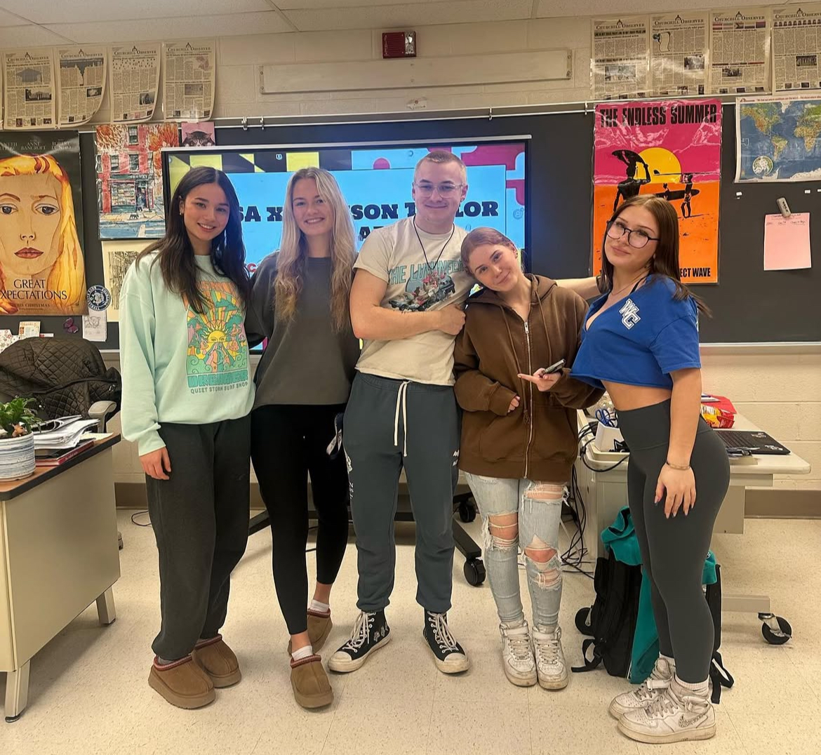 On February 16, 2024 Victoria Kaprielian stands with Dawgs Against Substance Abuse (DASA) members for their meeting about Narcan. The Drug Enforcement Administration (DEA) is hiring teens like DASA members to create videos against cannabis use.