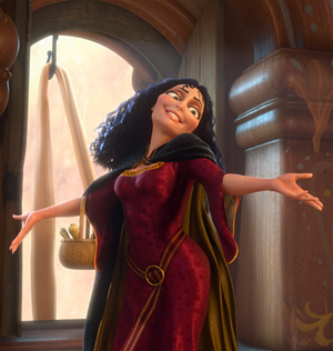 Mother Gothel finds freedom beyond the tower