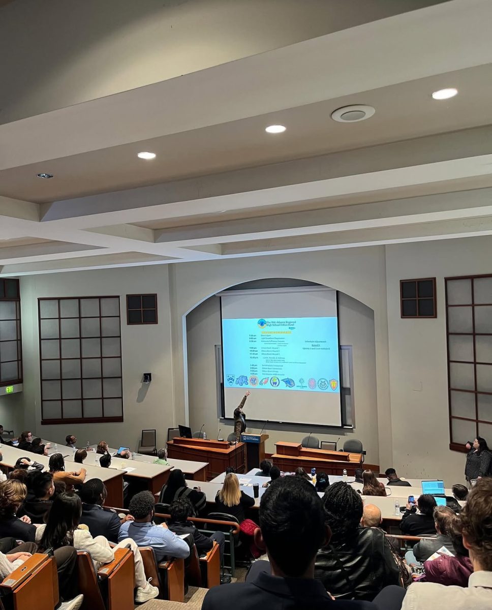 The National High School Ethics Bowl is nation-wide with high schools competing regionally in preparation for the finals hosted at University of North Carolina, Chapel Hill. Two years ago, WCHS Ethics Bowl team competed regionally at University of Maryland's Baltimore campus.