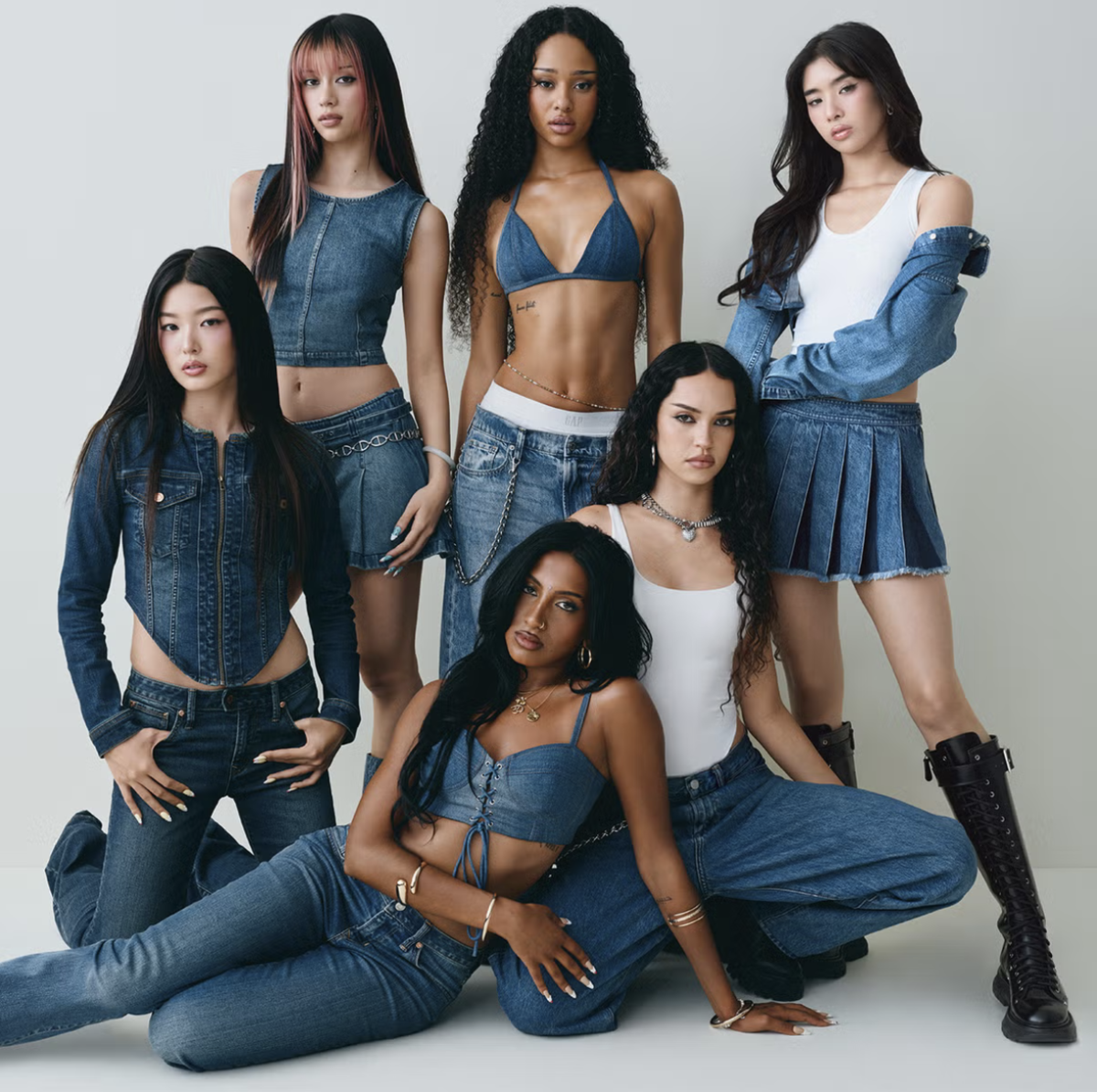 These statement pieces from GAP's denim collection are highlighted by KATSEYE and featured in their iconic dance advertisement. The commercial has received a lot of support for its themes of confidence.