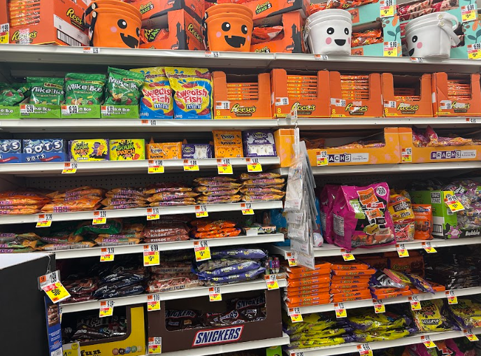 As Halloween is getting closer, stores have their Halloween decorations and candies on full display.	