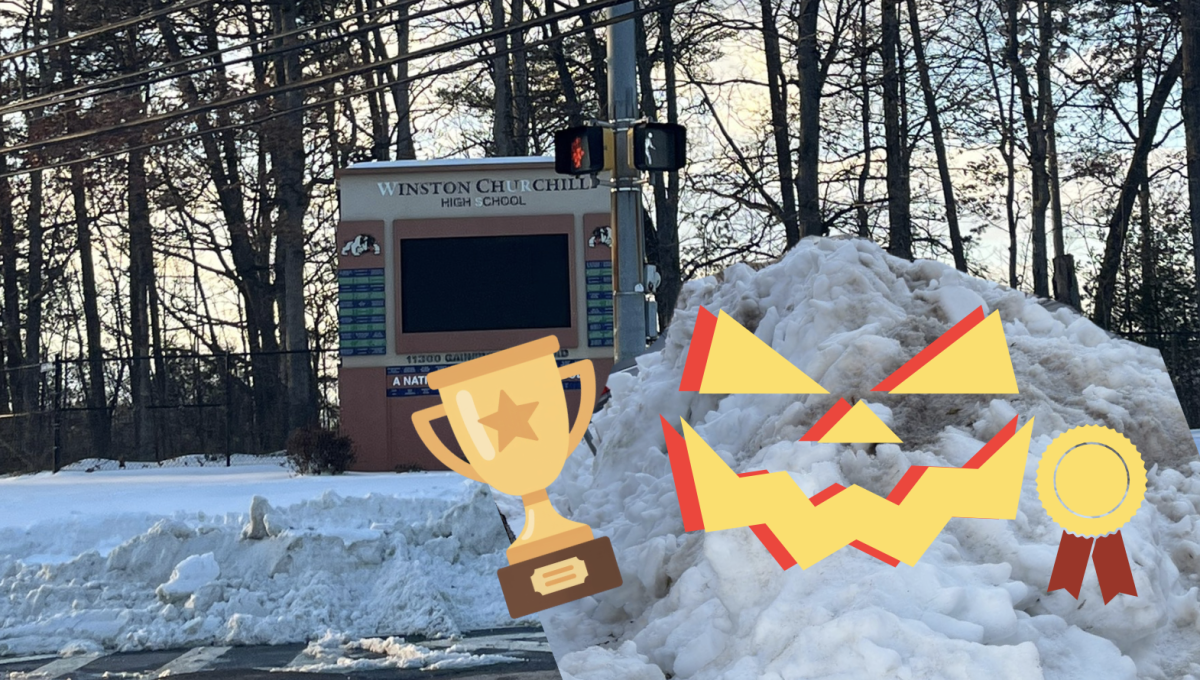 The unmelted snow won Athlete of the Month due to its perservering nature and strength, which prevented other athletes from trying out on time for their spring sports.